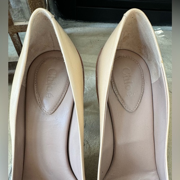 Chloe Nude High Heels SZ 39 1/2 - Picture 7 of 7